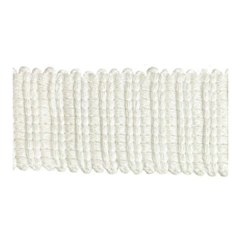 Sangle aspect crochet 30 mm uni Blanc cassé x1m