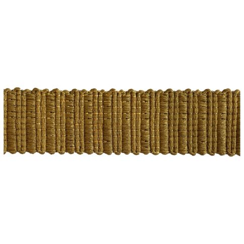Sangle aspect crochet Lurex 30 mm Or x1m