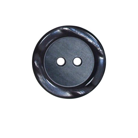 Bouton effet nacré Loris 22 mm - Bicolore Gris