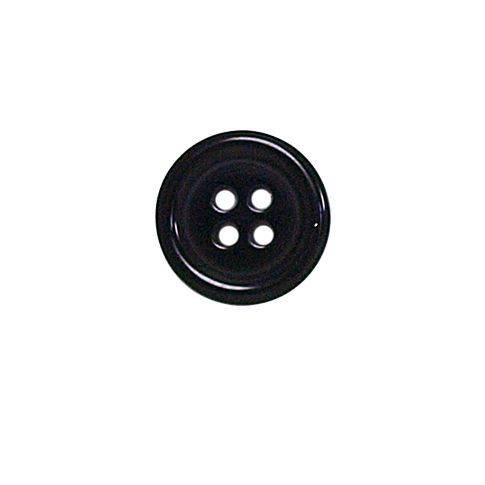 Bouton Gianfranco 15 mm - Noir
