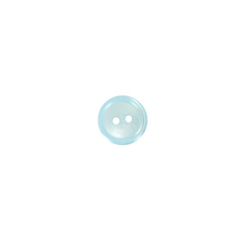 Bouton Donatella uni 12 mm - Bleu clair
