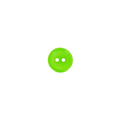 Bouton Donatella uni 10 mm - Vert
