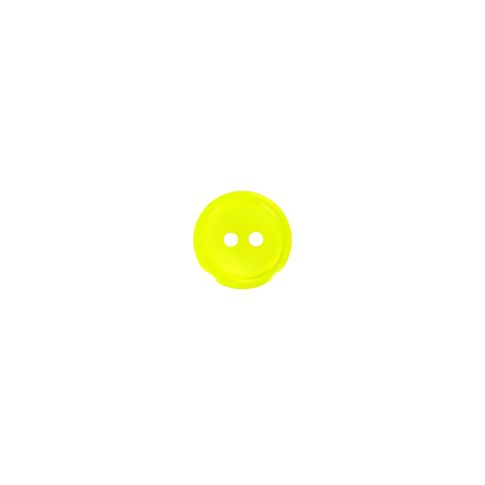 Bouton Donatella uni 10 mm - Vert anis
