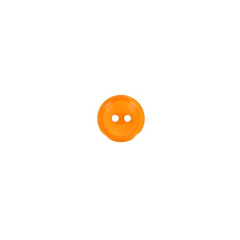 Bouton Donatella uni 9 mm - Orange