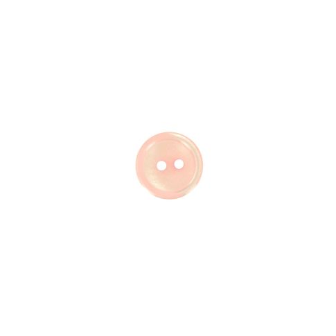Bouton Donatella uni 10 mm - Rose clair
