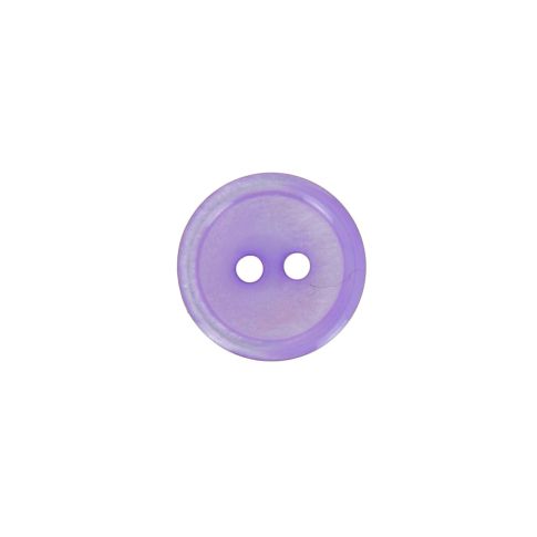 Bouton Donatella uni 15 mm - Violet