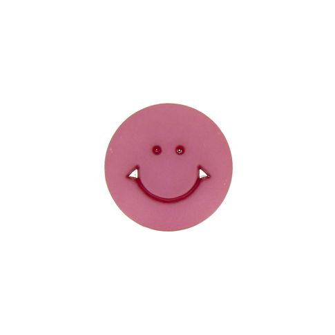 Bouton smile 15 mm - Violet