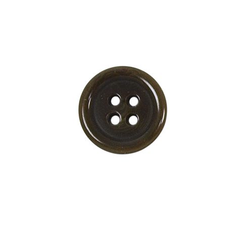 Bouton effet nacré Loris 15 mm - Vert kaki
