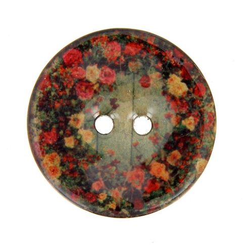 Bouton bois Sonia 40 mm