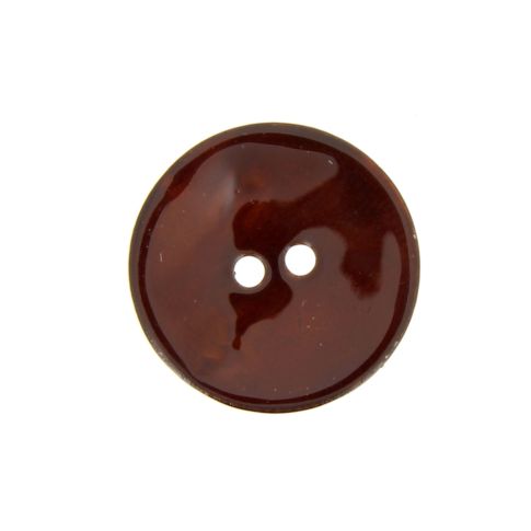 Boutons nacré 35 mm - Marron