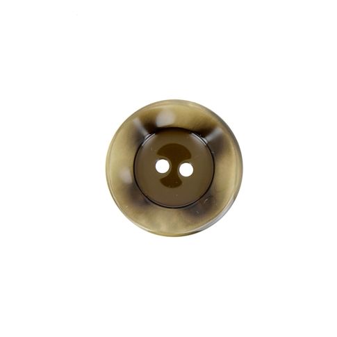 Bouton cuvette bord gondolé 18 mm - Mordoré