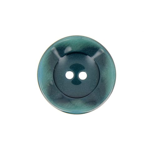 Bouton cuvette bord gondolé 22 mm - Bleu