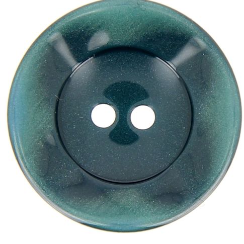 Bouton cuvette bord gondolé 40 mm - Bleu
