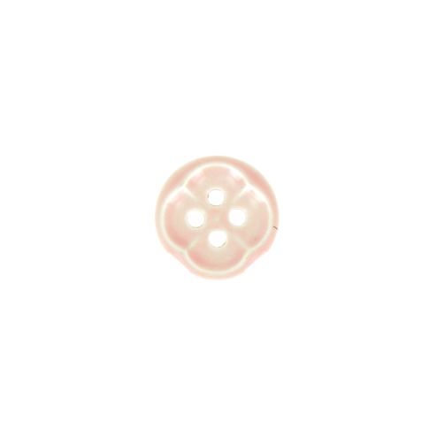 Bouton forme fleur 12 mm - Rose clair