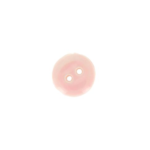 Bouton uni Christian 10 mm - Rose clair
