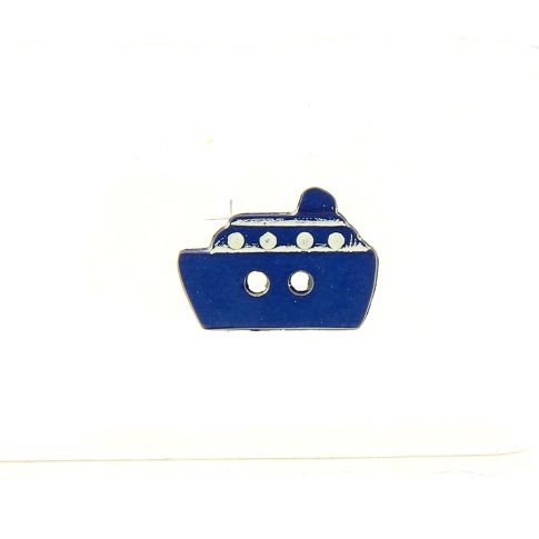 Bouton bâteau 15 mm - Bleu