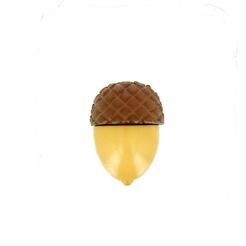 Bouton gland 18 mm - Jaune