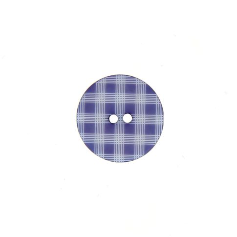 Bouton façon vichy 12 mm - Violet