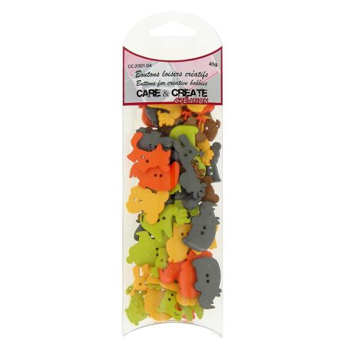 Assortiment de Boutons loisirs créatifs collection Savane - Care & Create