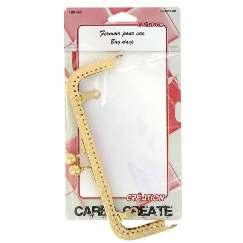 Fermoir pour sac 180 mm Or - Care & Create