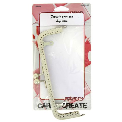 Fermoir pour sac 18 mm Argent - Care & Create
