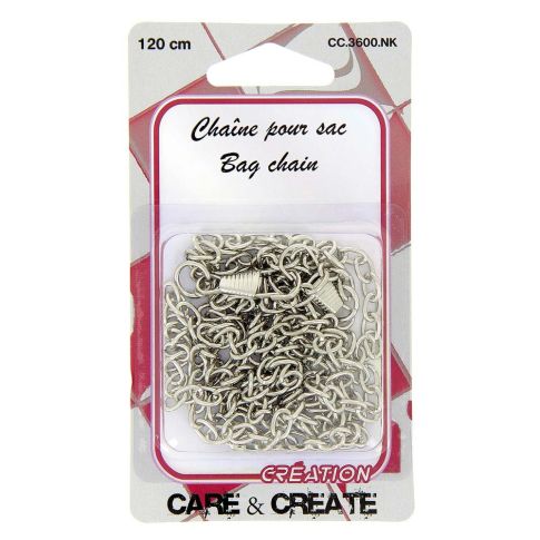 Chaîne pour sac 120 cm Argent - Care & Create