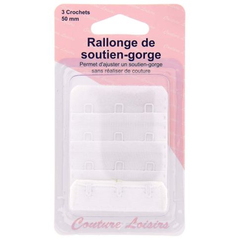 Rallonge de soutiens-gorge 50 mm - Blanc