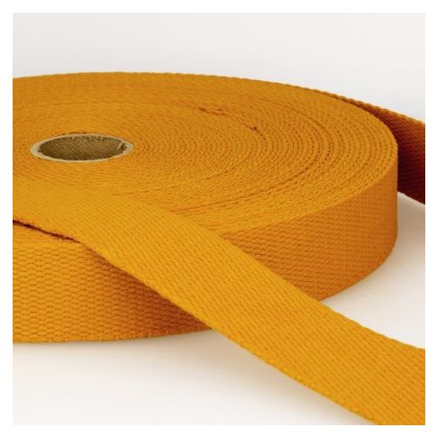 Sangle Coton 40 mm Ocre x1m