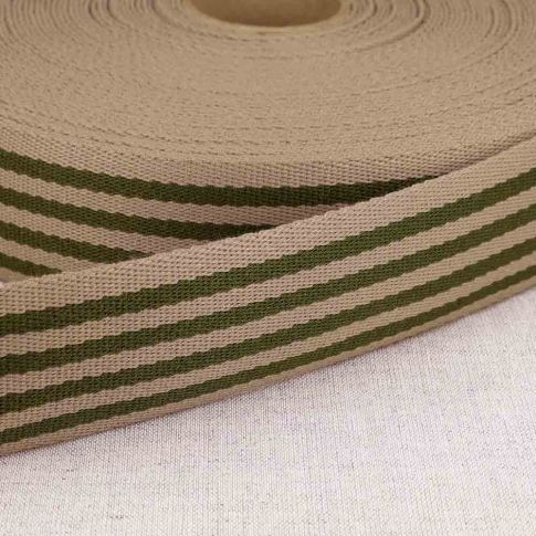 Sangle Polyester 40 mn Bicolore vert x 1m