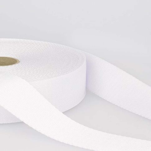 Sangle Polyester 35 mm Blanc x1m