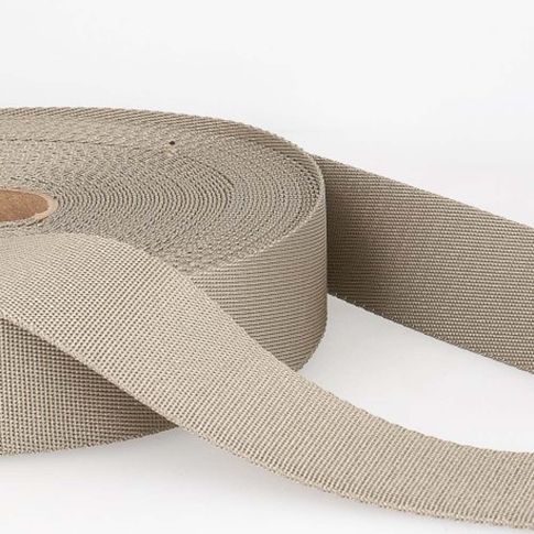 Sangle Polyester 35 mm Taupe x1m