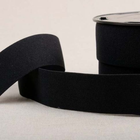 Elastique doux 40 mm Noir