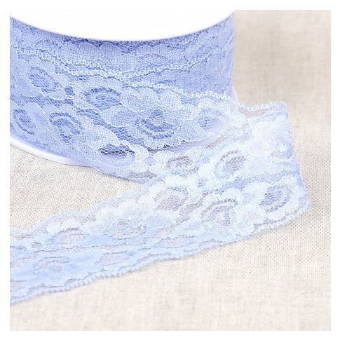 Dentelle Entre deux 45 mm - Bleu Lavande
