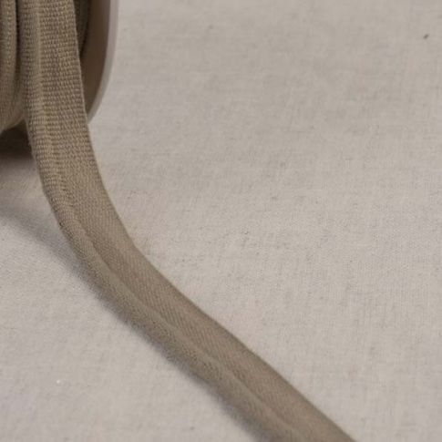 Cordon dépassant 5mm Beige lin x1m