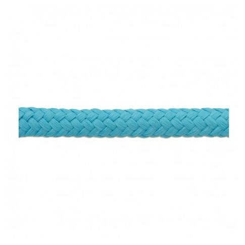 Cordon Tressé tubulaire 11 mm Bleu turquoise x1m