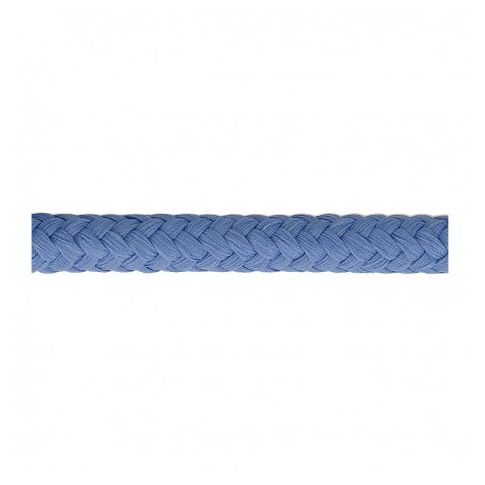 Cordon Tressé tubulaire 11 mm Bleu x1m