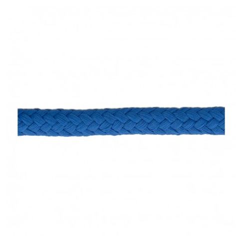 Cordon Tressé tubulaire 11 mm Bleu roi x1m