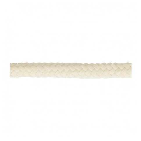 Cordon Tressé tubulaire 11 mm Ecru x1m