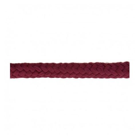Cordon Tressé tubulaire 11 mm Bordeaux x1m