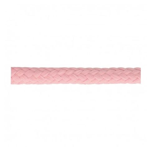 Cordon Tressé tubulaire 11 mm Rose x1m