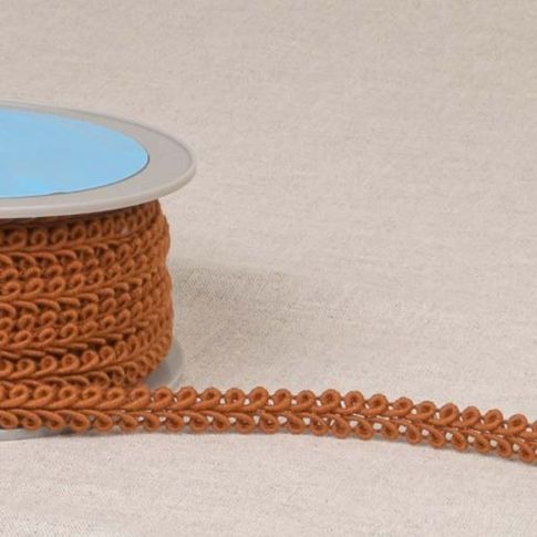 Galon points d'épis 11 mm Rouille x1m