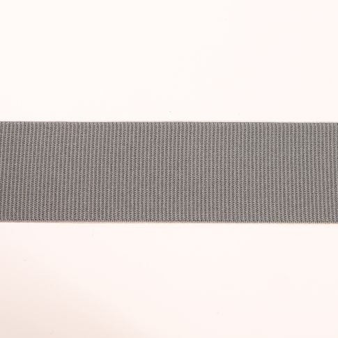 Ruban gros grain élastique ceinture 36 mm Frou-Frou - Gris foncé x1m