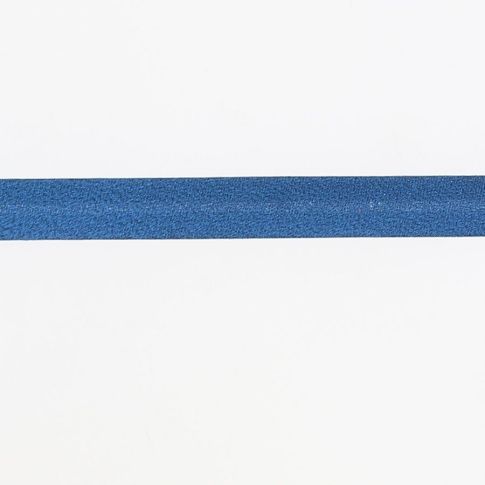 Biais lurex brillant 20 mm Bleu x1m