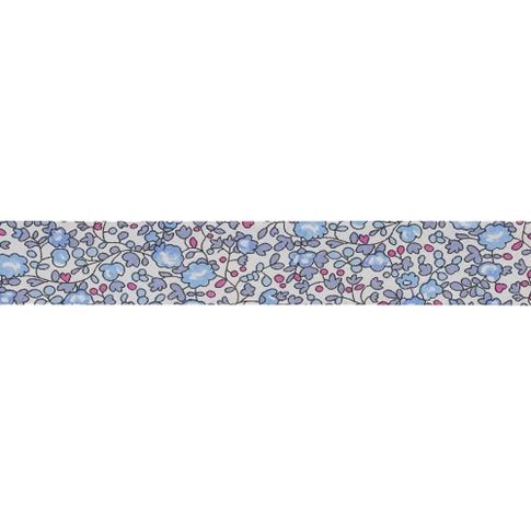 Biais Liberty of London 20 mm Eloise bleu x1m