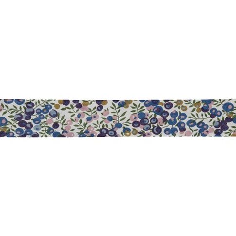 Biais Liberty of London 20 mm Wiltshire bleu x1m