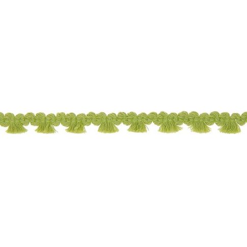 Galon pompon mini floches 8 mm Vert x1m