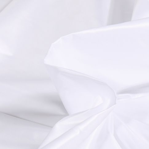 Coupon Tissu Déperlant k-way uni Blanc - Coupon de 100 cm