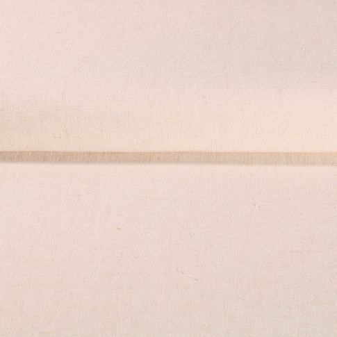 Coupon Tissu Lin lavé Viscose uni Ecru - Coupon de 30 cm