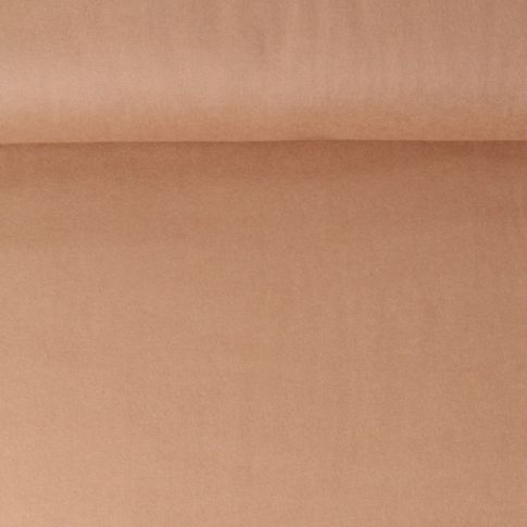 Tissu Flanelle de Coton Jasmine uni Beige nougat