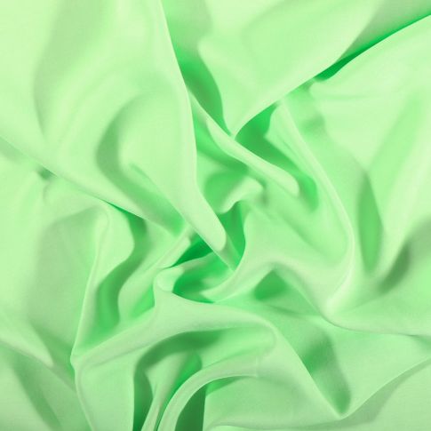 Coupon Tissu Voile de viscose uni Vert clair - Coupon de 40 cm
